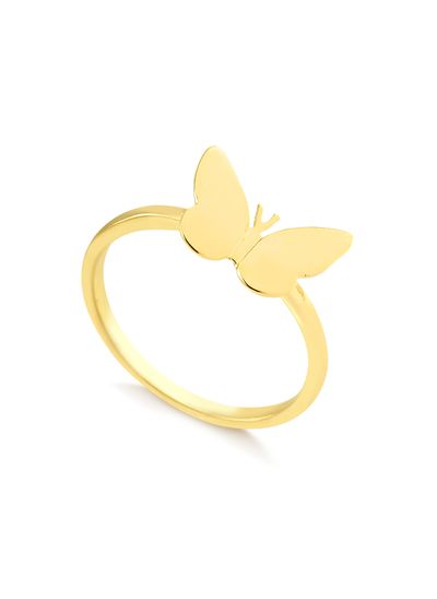Anel-com-borboleta-lisa-banhada-em-ouro-18k
