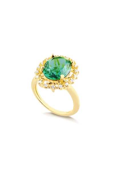 Anel-com-pedra-oval-verde-turquesa-escuro-cravejado-ao-redor-de-zirconias-cristal-banhado-em-ouro-18k--